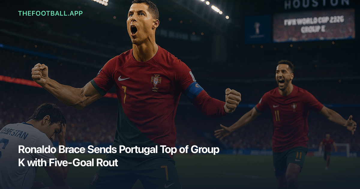 Portugal beat Uzbekistan 5–0 at Houston Stadium in FIFA World Cup 2026 Group K