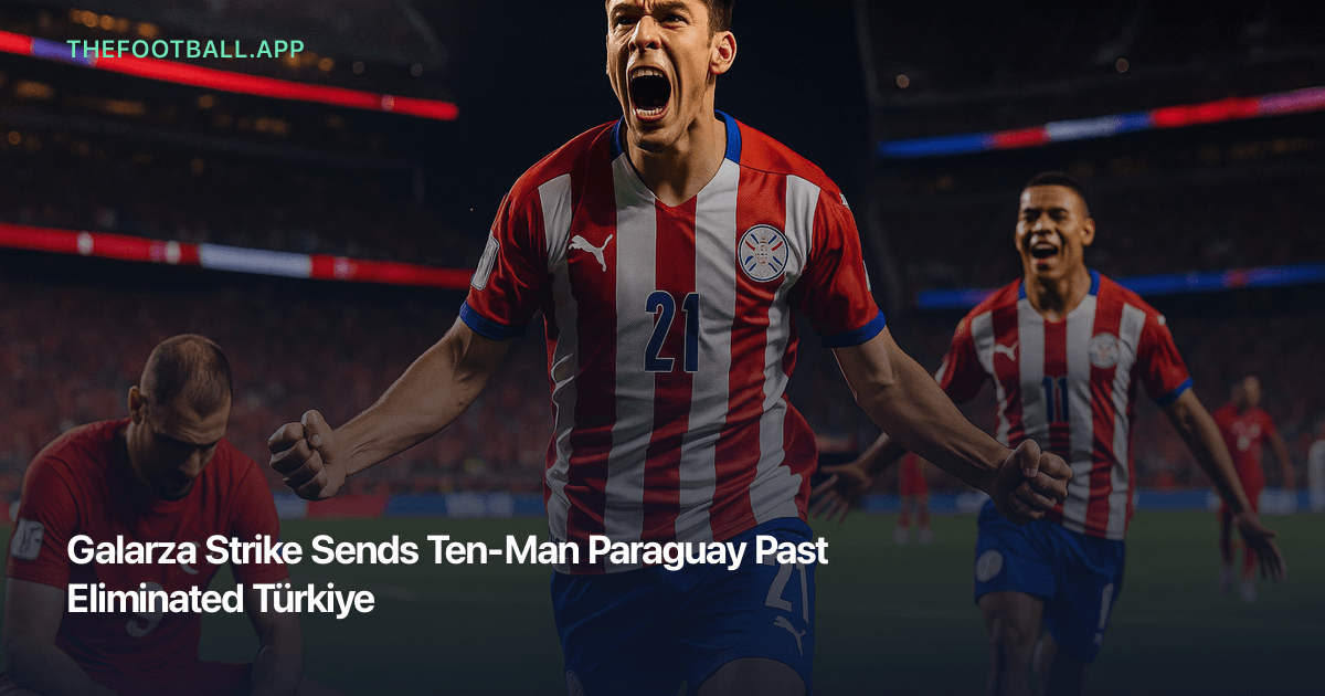 Paraguay beat Türkiye 1–0 at San Francisco Bay Area Stadium in FIFA World Cup 2026 Group D